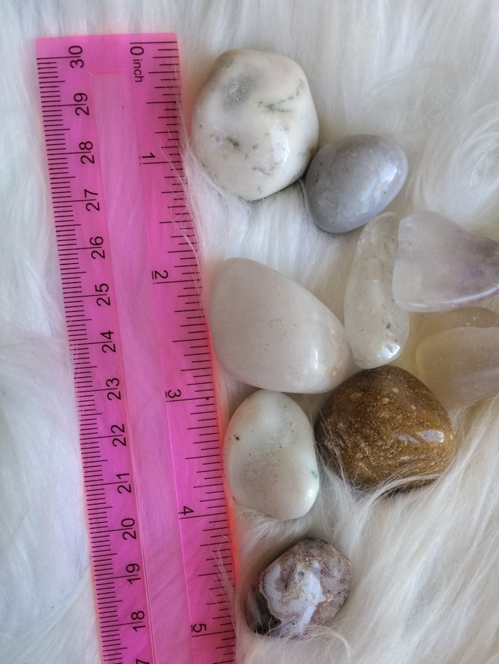 9 Large To Medium Size Stones For Diy Necklace Making - Picture 5 of 5